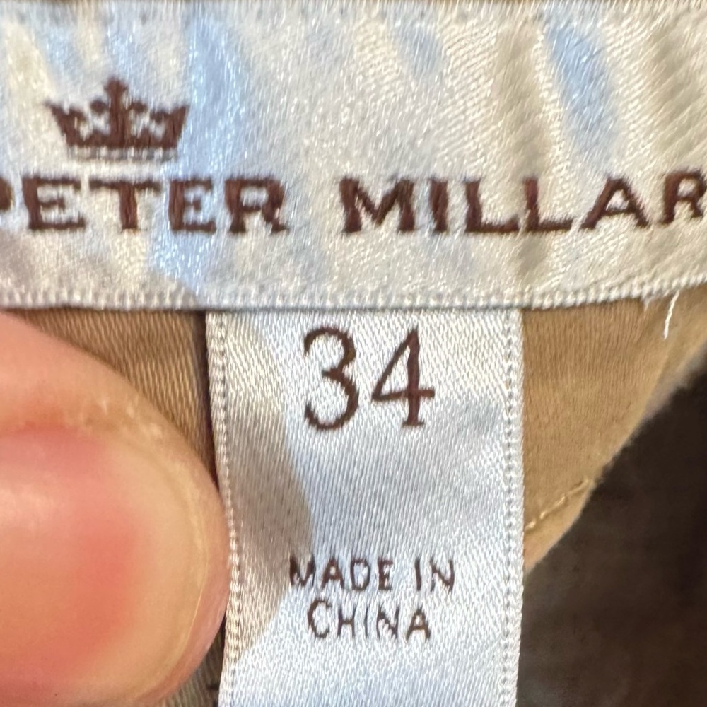 Peter Millar Ultimate Sateen Five Pocket Pant Size 34 - Picture 4 of 8